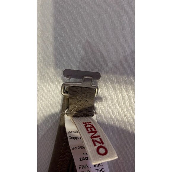 KENZO Tan Nude Two Piece Bikini Set Top Sz 34C + Bottom Sz 12 Bathing Suit - Picture 11 of 16